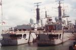 HMS's Gloucester and Cardiff