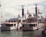 HMS's Cardiff + Gloucester
