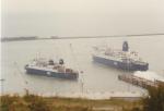 European Endeavour and Pride of Burgundy at Dover.