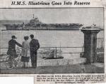 HMS ILLUSTRIOUS tow from Devonport.