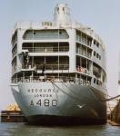 RFA RESOURCE A480 at Devonport 1989.