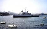 HMS FEARLESS L10 departing Devonport.