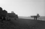 HMS EAGLE R05, Hamoaze, 1972.