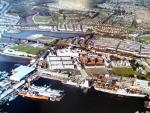 Devonport 5 basin and HMS Drake