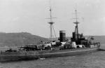 HMS Centurion disguised as KGV class battleship